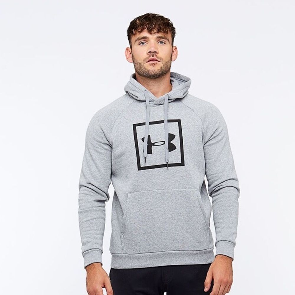 NWT Men's Under armour rival hoodie gray size xxl